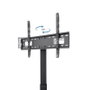 TooQ Soporte FS2285M-B de Suelo para TV 37-70" hasta 40 kg con Inclinación ±35° y Gestor Cables - Negro